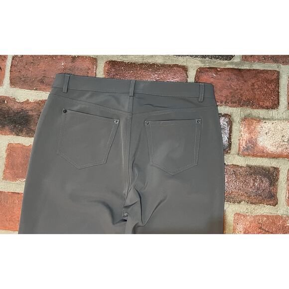Lafayette 148 Acclaimed Stretch Mercer Shale Gray Pants Women’s Size 6 $698 - Picture 5 of 9